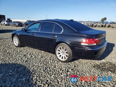 Drugie zdjęcie samochodu z przodu: 2006 BMW 750 LI VIN:WBAHN83596DT64068 - miniatura