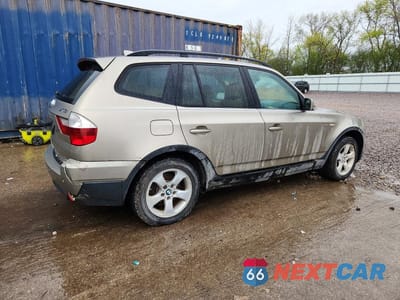 Trzecie zdjęcie samochodu z tyłu: 2008 BMW X3 3.0SI VIN:WBXPC93488WJ09987 - miniatura