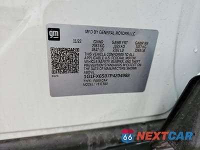 Zdjęcie 12 z 12 samochodu: 2023 CHEVROLET BOLT EV 2LT VIN:1G1FX6S07P4204988 - miniatura