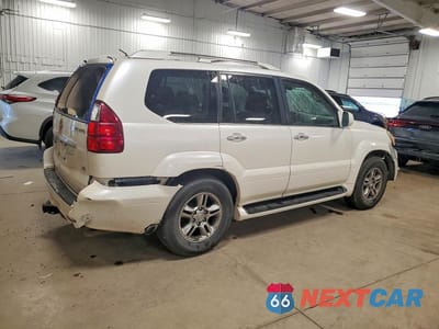 Trzecie zdjęcie samochodu z tyłu: 2008 LEXUS GX 470 BASE VIN:JTJBT20X480152140 - miniatura