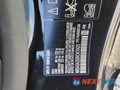 Zdjęcie 12 z 12 samochodu: 2024 BMW M4 COMPETITION VIN:WBS43AZ00RCN70425 - miniatura