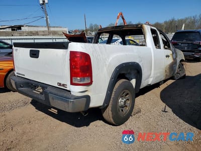 Trzecie zdjęcie samochodu z tyłu: 2008 GMC SIERRA C1500 VIN:1GTEC19X58Z219577 - miniatura