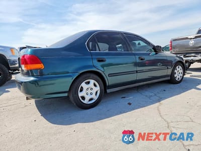 Trzecie zdjęcie samochodu z tyłu: 1998 HONDA CIVIC LX VIN:1HGEJ6673WL014168 - miniatura