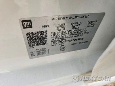 Zdjęcie 15 z 15 samochodu: 2023 CHEVROLET SILVERADO K1500 VIN:1GCRDAED8PZ218206 - miniatura