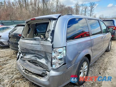 Trzecie zdjęcie samochodu z tyłu: 2020 DODGE GRAND CARAVAN SXT VIN:2C4RDGCG3LR169405 - miniatura