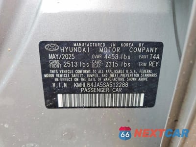 Zdjęcie 12 z 12 samochodu: 2025 HYUNDAI SONATA SEL VIN:KMHL64JA5SA512288 - miniatura