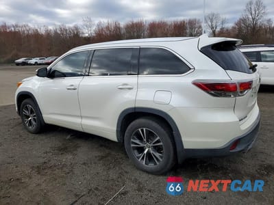 Drugie zdjęcie samochodu z przodu: 2016 TOYOTA HIGHLANDER XLE VIN:5TDJKRFH0GS224859 - miniatura
