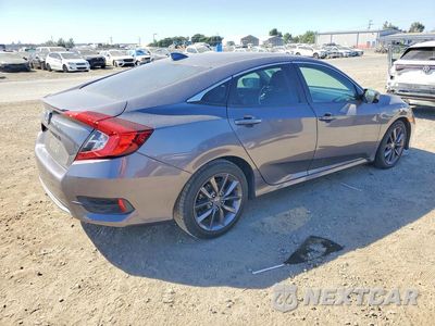 Trzecie zdjęcie samochodu z tyłu: 2020 HONDA CIVIC EX VIN:19XFC1F34LE215417 - miniatura