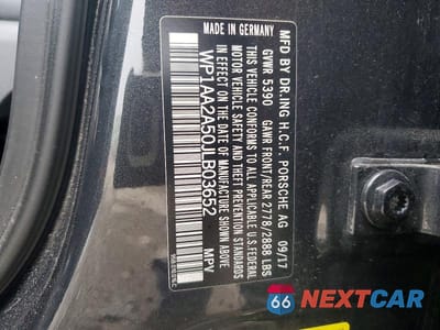 Zdjęcie 13 z 13 samochodu: 2018 PORSCHE MACAN VIN:WP1AA2A50JLB03652 - miniatura