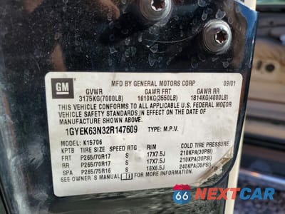 Zdjęcie 12 z 12 samochodu: 2002 CADILLAC ESCALADE LUXURY VIN:1GYEK63N32R147609 - miniatura