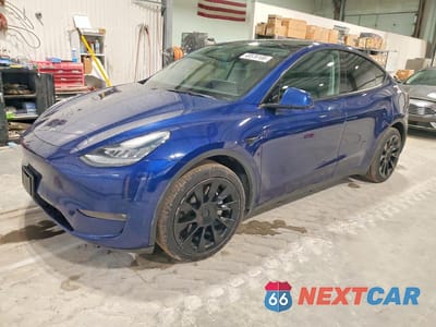 2021 TESLA MODEL Y 5YJYGDEEXMF200109 - główne zdjęcie licytacji z USA - miniatura