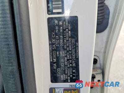 Zdjęcie 12 z 12 samochodu: 2024 KIA FORTE LXS VIN:3KPF24ADXRE727289 - miniatura