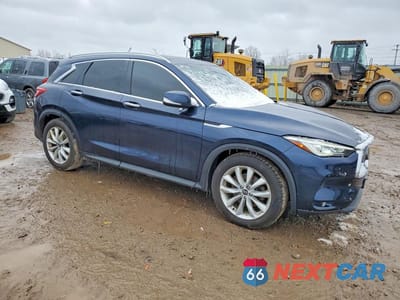 Czwarte zdjęcie samochodu z boku: 2019 INFINITI QX50 LUXE VIN:3PCAJ5M38KF115758 - miniatura
