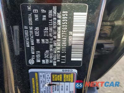 Zdjęcie 12 z 12 samochodu: 2015 KIA OPTIMA EX VIN:5XXGN4A77FG353958 - miniatura