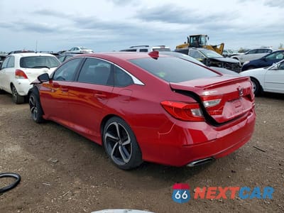 Drugie zdjęcie samochodu z przodu: 2019 HONDA ACCORD SPORT VIN:1HGCV1F34KA052574 - miniatura