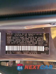 Zdjęcie 12 z 12 samochodu: 2026 TOYOTA CAMRY XSE VIN:4T1DAACK5TU668435 - miniatura