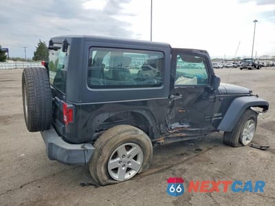 Trzecie zdjęcie samochodu z tyłu: 2018 JEEP WRANGLER SPORT VIN:1C4GJWAG8JL928830 - miniatura