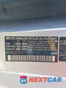 Zdjęcie 12 z 12 samochodu: 2001 MERCEDES-BENZ CLK 430 VIN:WDBLJ70G61T069712 - miniatura