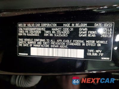 Zdjęcie 14 z 14 samochodu: 2023 VOLVO C40 RECHARGE ULTIMATE VIN:YV4ED3GM2P2060152 - miniatura