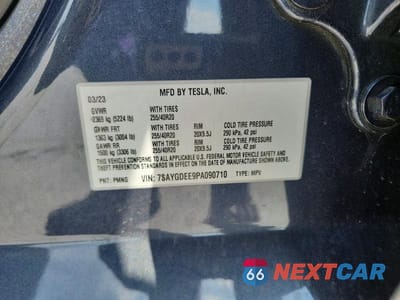Zdjęcie 12 z 12 samochodu: 2023 TESLA MODEL Y VIN:7SAYGDEE9PA090710 - miniatura