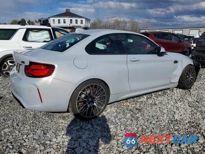 Trzecie zdjęcie samochodu z tyłu: 2020 BMW M2 COMPETITION VIN:WBS2U7C09L7E50092 - miniatura