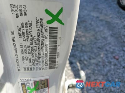 Zdjęcie 12 z 12 samochodu: 2021 ACURA RDX TECHNOLOGY VIN:5J8TC1H56ML007048 - miniatura
