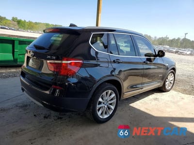Trzecie zdjęcie samochodu z tyłu: 2014 BMW X3 XDRIVE28I VIN:5UXWX9C53E0D13814 - miniatura