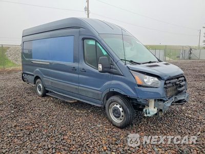 Czwarte zdjęcie samochodu z boku: 2020 FORD TRANSIT 250 DELIVERY VAN VIN:1FTBR3X8XLKB28072 - miniatura
