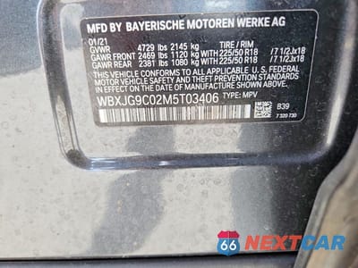 Zdjęcie 13 z 13 samochodu: 2021 BMW X1 XDRIVE28I VIN:WBXJG9C02M5T03406 - miniatura