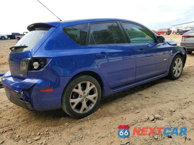 Trzecie zdjęcie samochodu z tyłu: 2008 MAZDA 3 HATCHBACK VIN:JM1BK343781879575 - miniatura