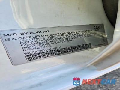 Zdjęcie 12 z 12 samochodu: 2022 AUDI A3 PREMIUM PLUS VIN:WAUHUDGY0NA086712 - miniatura