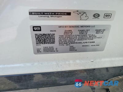 Zdjęcie 14 z 14 samochodu: 2025 BUICK ENCLAVE SPORT TOURING VIN:5GAEVBRS4SJ297599 - miniatura