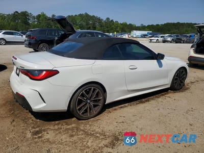 Trzecie zdjęcie samochodu z tyłu: 2022 BMW 430I VIN:WBA23AT01NCJ10379 - miniatura