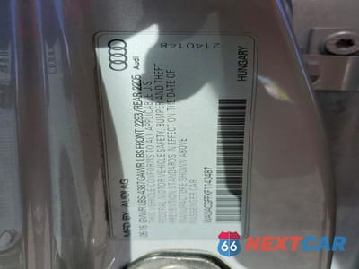 Zdjęcie 13 z 13 samochodu: 2015 AUDI A3 PREMIUM VIN:WAUACGFFXF1143487 - miniatura