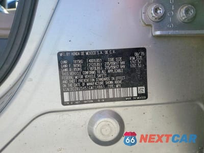 Zdjęcie 13 z 13 samochodu: 2016 HONDA HR-V EX VIN:3CZRU5H51GM714861 - miniatura