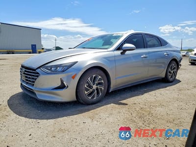 2021 HYUNDAI SONATA HYBRID BLUE KMHL24JJ3MA021913 - główne zdjęcie licytacji z USA - miniatura