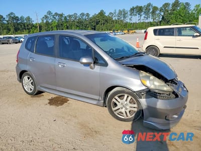Czwarte zdjęcie samochodu z boku: 2007 HONDA FIT S VIN:JHMGD38617S041666 - miniatura