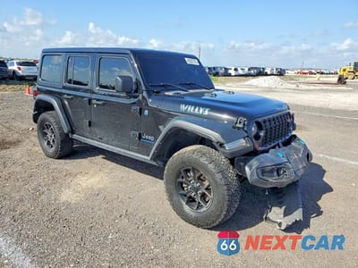 Czwarte zdjęcie samochodu z boku: 2024 JEEP WRANGLER 4XE VIN:1C4RJXN69RW217051 - miniatura