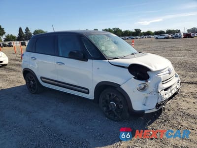 Czwarte zdjęcie samochodu z boku: 2017 FIAT 500L TREKKING VIN:ZFBCFADH6HZ039073 - miniatura