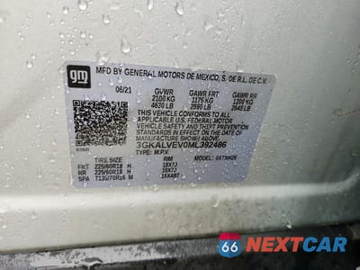 Zdjęcie 13 z 13 samochodu: 2021 GMC TERRAIN SLT VIN:3GKALVEV0ML392486 - miniatura