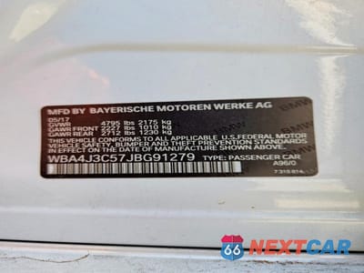 Zdjęcie 12 z 12 samochodu: 2018 BMW 430XI GRAN COUPE VIN:WBA4J3C57JBG91279 - miniatura