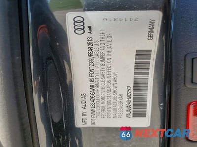 Zdjęcie 12 z 12 samochodu: 2017 AUDI A4 PREMIUM VIN:WAUANAF49HN022502 - miniatura