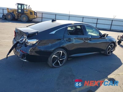 Trzecie zdjęcie samochodu z tyłu: 2022 HONDA ACCORD HYBRID SPORT VIN:1HGCV3F23NA012316 - miniatura