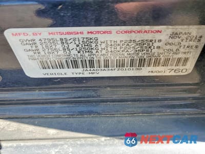 Zdjęcie 13 z 13 samochodu: 2015 MITSUBISHI OUTLANDER SE VIN:JA4AD3A34FZ010130 - miniatura