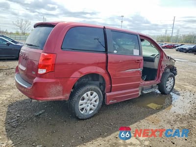 Trzecie zdjęcie samochodu z tyłu: 2015 DODGE GRAND CARAVAN SE VIN:2C4RDGBG6FR606268 - miniatura