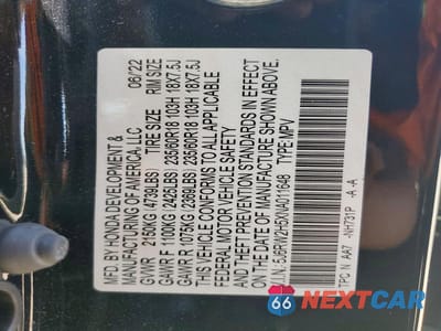 Zdjęcie 12 z 12 samochodu: 2022 HONDA CR-V EX VIN:5J6RW2H5XNA011648 - miniatura