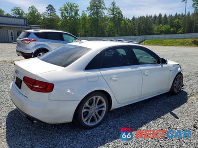 Trzecie zdjęcie samochodu z tyłu: 2013 AUDI S4 PREMIUM PLUS VIN:WAUBGAFL4DA162593 - miniatura