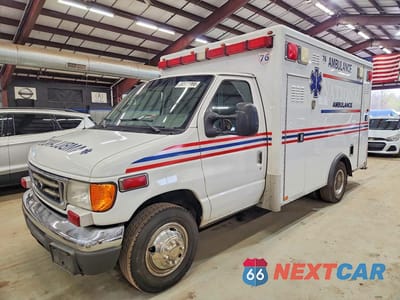 2006 FORD ECONOLINE E350 SUPER DUTY CUTAWAY VAN 1FDWE35P86HA97344 - główne zdjęcie licytacji z USA - miniatura