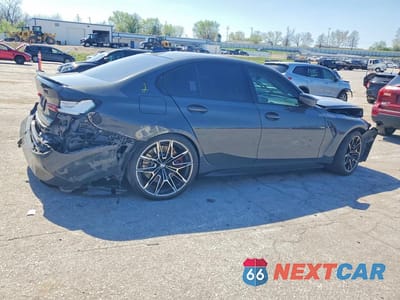 Trzecie zdjęcie samochodu z tyłu: 2022 BMW M3 COMPETITION VIN:WBS43AY02NFM46005 - miniatura