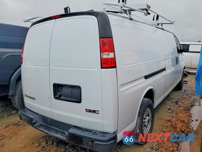 Trzecie zdjęcie samochodu z tyłu: 2023 GMC SAVANA 2500 EXT DELIVERY VAN VIN:1GTW7BFP9P1117683 - miniatura